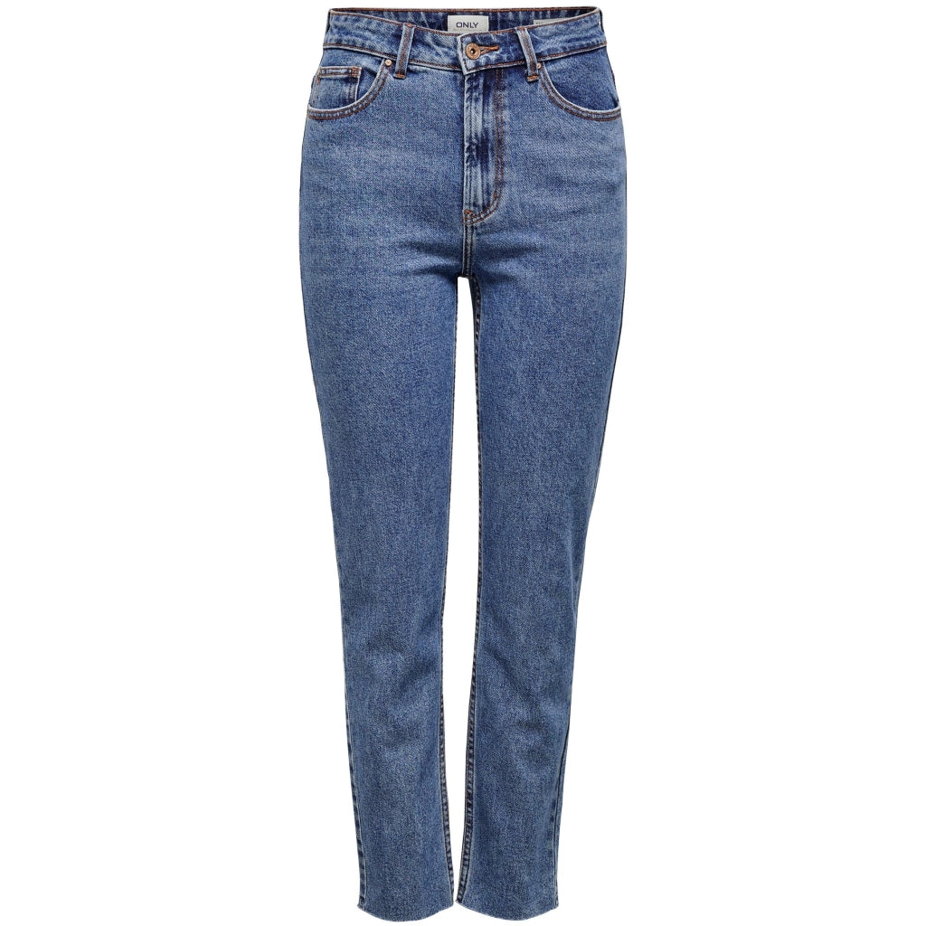 Damejeans Emily i Mørkeblå Denim - Kun hos Klædeskabet.dk