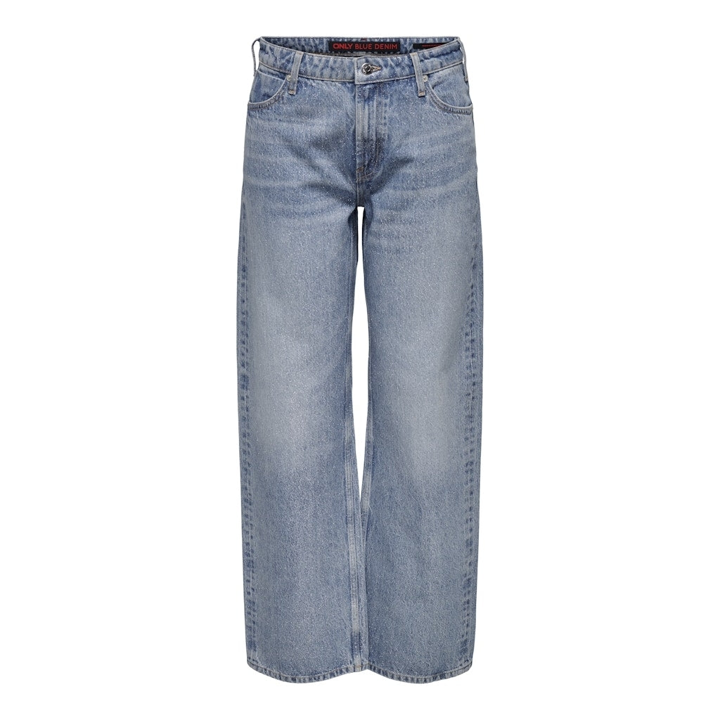 Dame Jeans Onlgreene  Light Blue Denim fra Only hos Klædeskabet.dk 5715614617159