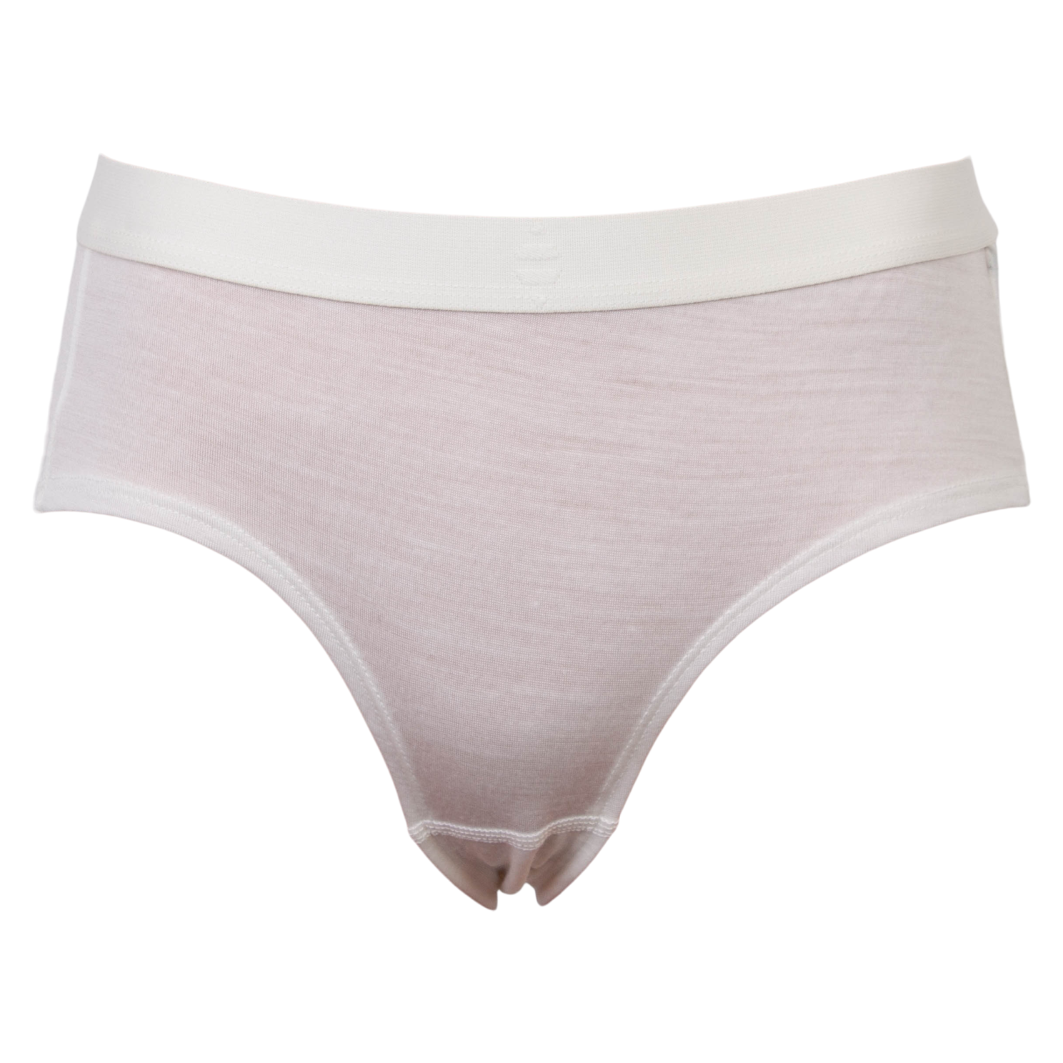 Dame Trusser i Merinouldmix - Offwhite Komfort!