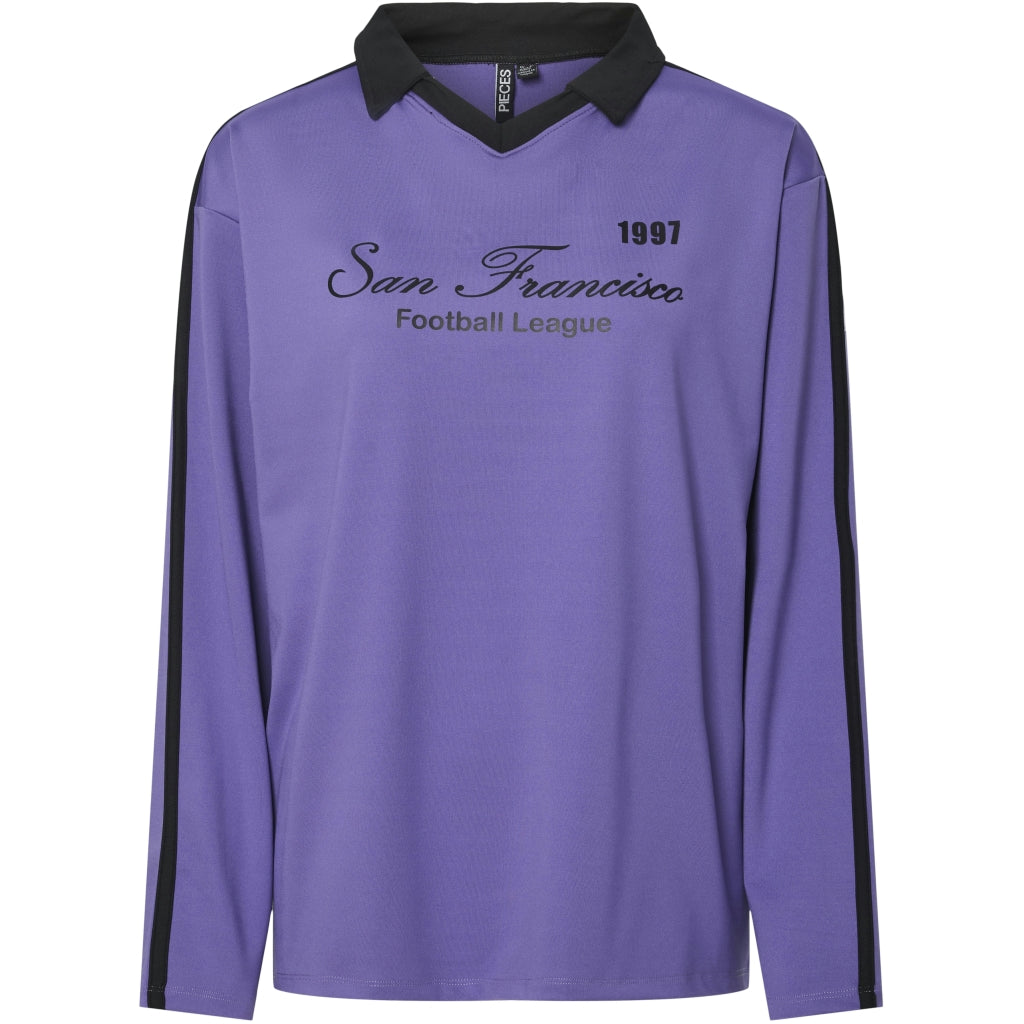 Dame Polo i Ultra Violet fra Pieces - Unik Stil!