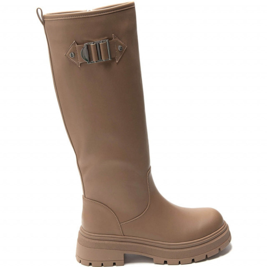 Sylviane Dame øvler  Kaki fra Shoes hos Klædeskabet.dk 5715406600871