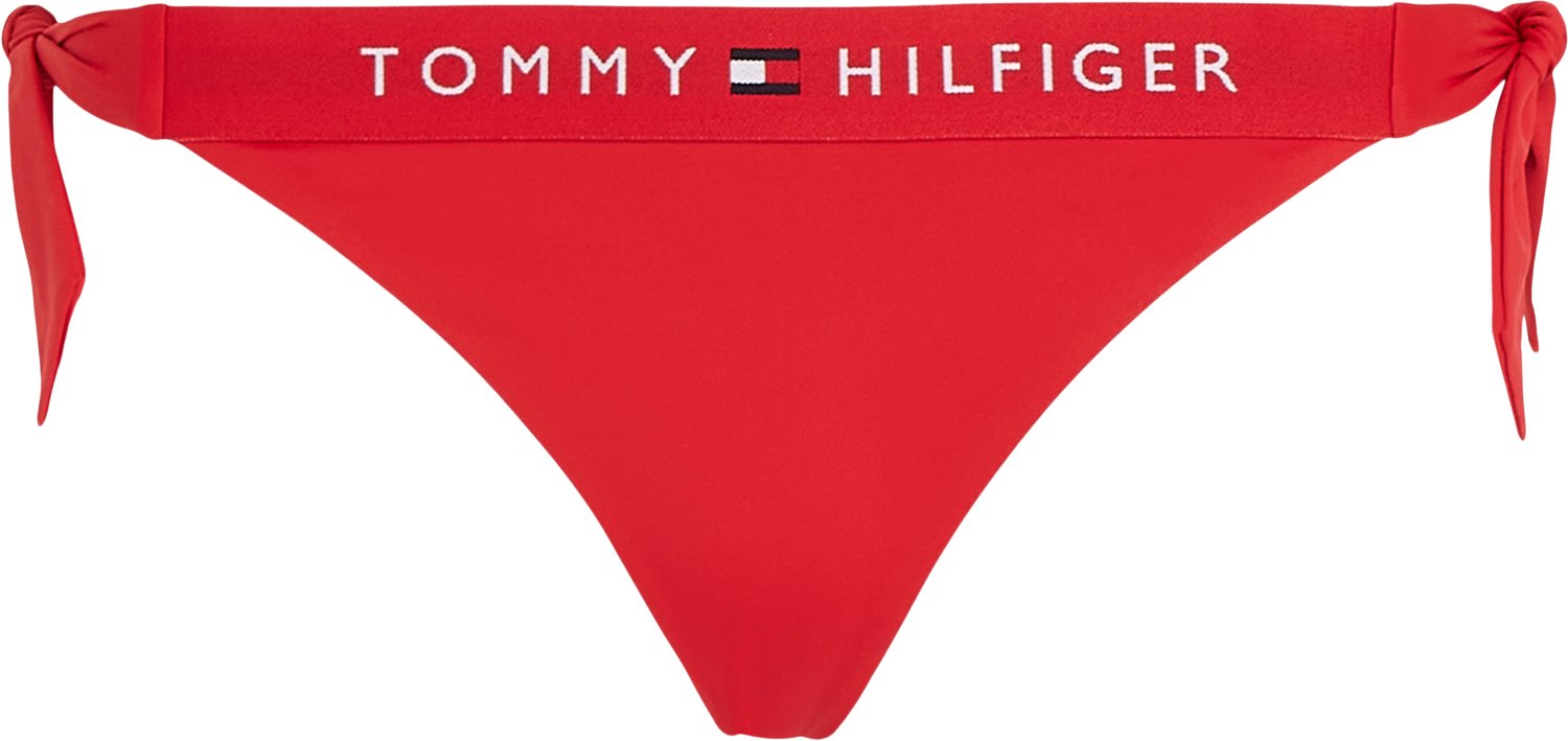 Side Tie Cheeky Bikini fra Tommy Hilfiger - Rød Elegance