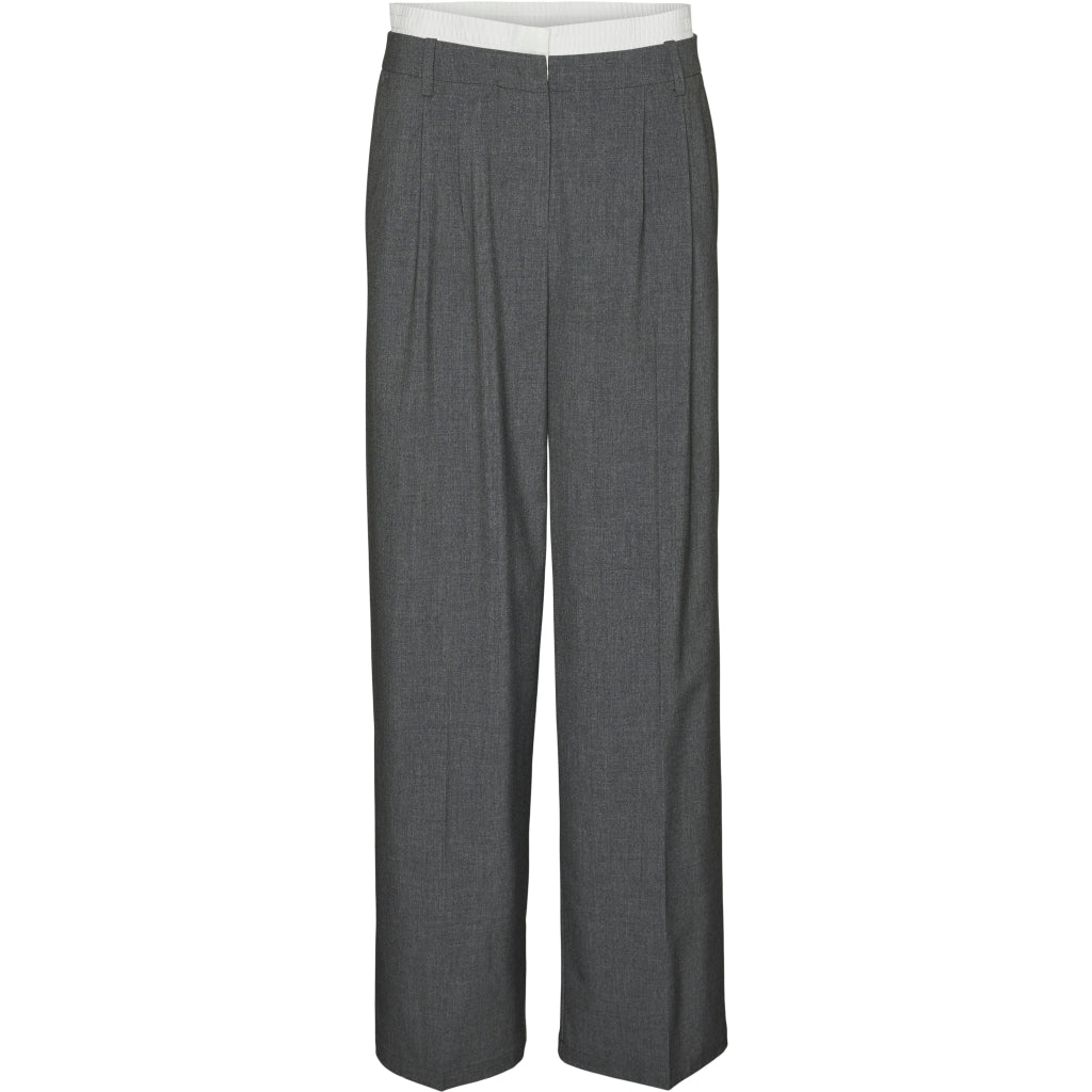 Dame Bukser Vmmadja  Dark Grey Melange fra Vero Moda hos Klædeskabet.dk 5715614638024