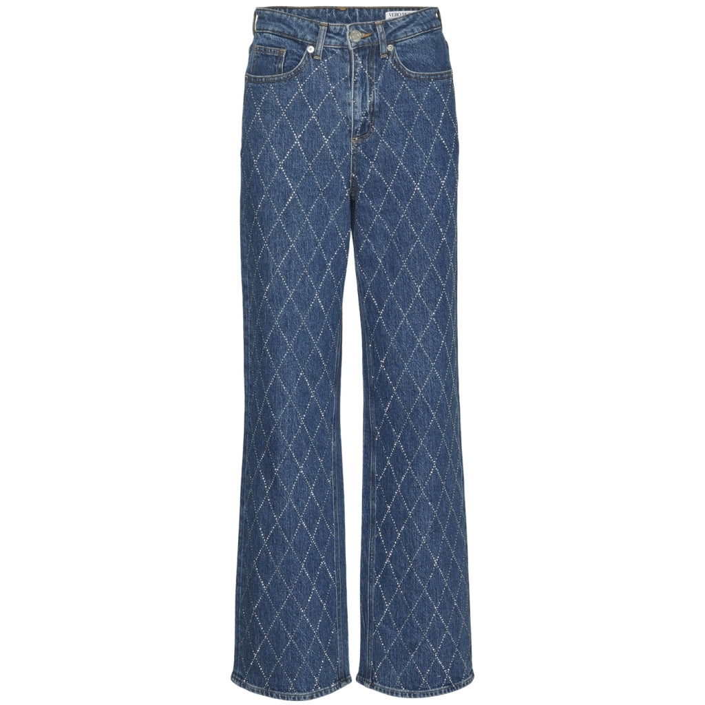 Dame Jeans Vmtessa  Medium Blue Denim fra Vero Moda hos Klædeskabet.dk 5715612292860