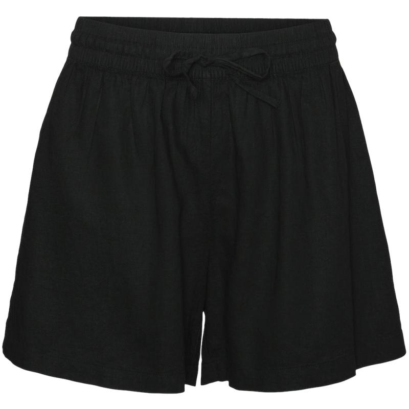 Vero Moda Dame Shorts Vmlinn i Sort - Perfekt til Sommeren