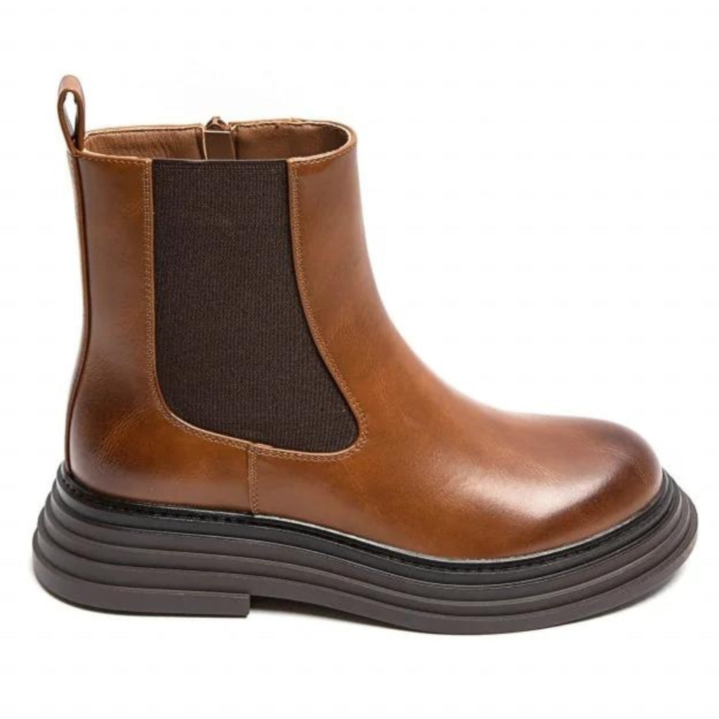 Violette Dame øvler  Camel fra Shoes hos Klædeskabet.dk 5715406576336