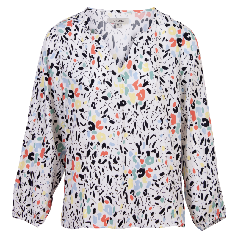 Dame Bluse  Hvid fra Chacha hos dansk.dk 5714990103249