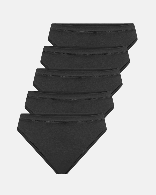 String Trusser 5 Pak | Bambusviskose | Sort fra Jbs Of Denmark