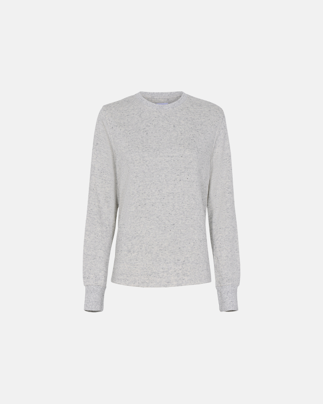 Bambusviskose Sweatshirt i Lys Grå fra Jbs Of Denmark