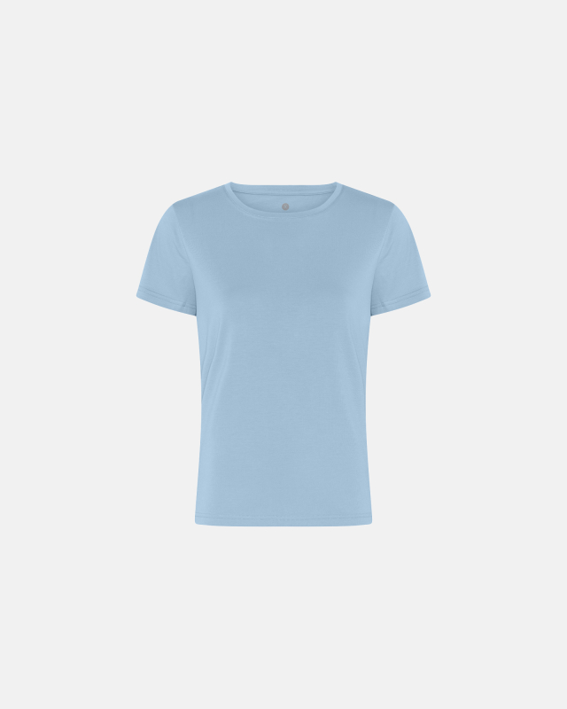 Bæredygtig Blå T-shirt i Bambusviskose fra JBS of Denmark