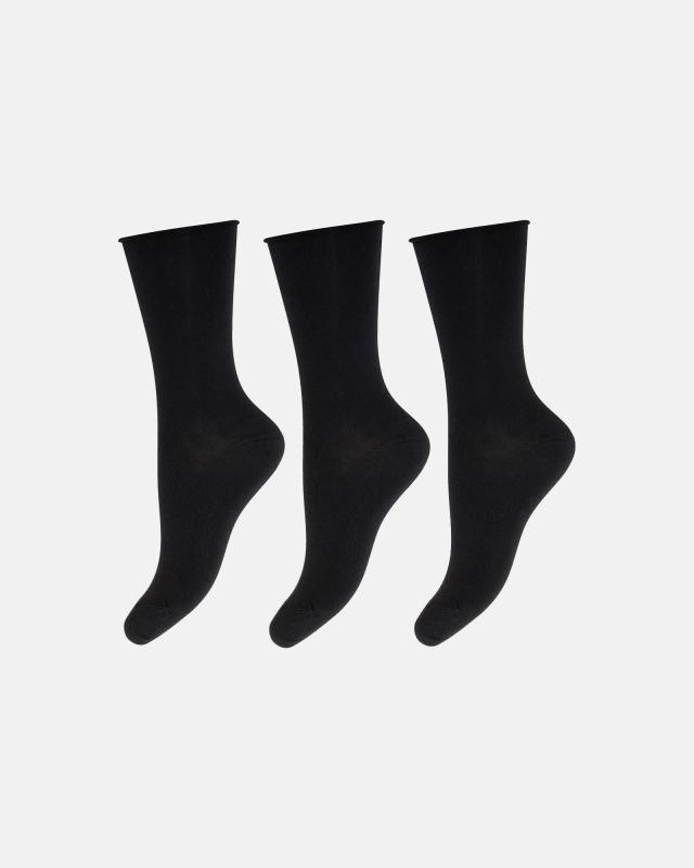 Ankelstrømper Pak | Bambusviskose | Sort fra Decoy hos Intimo.dk 5701480681707
