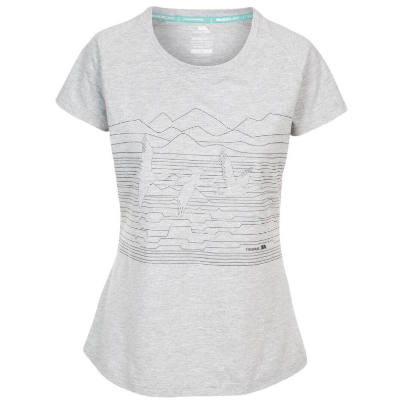 Dunebug T-shirt til kvinder i grå - Perfekt til udendørs brug