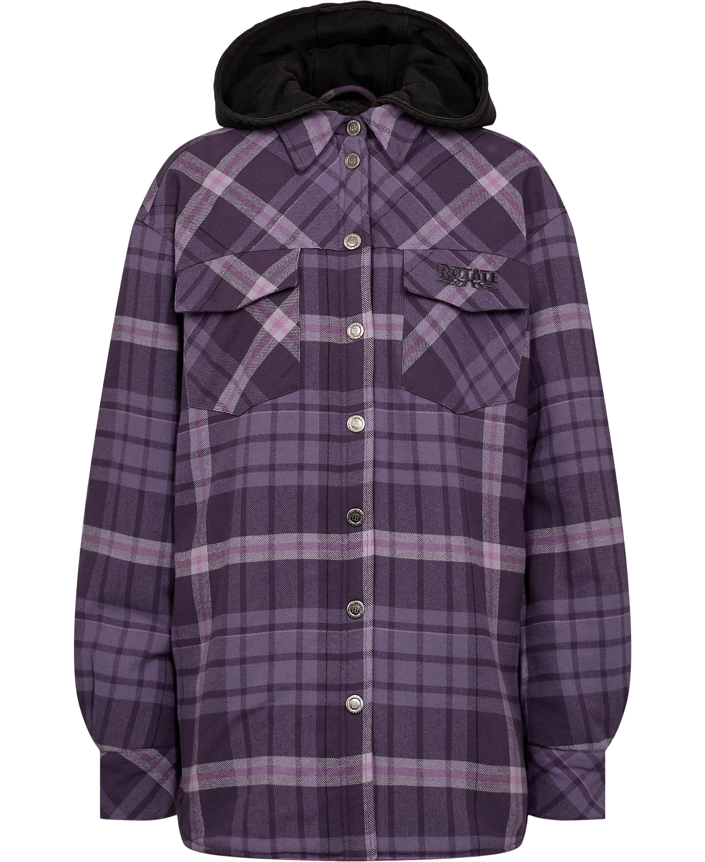 Flannel Oversized Shirt fra Rotate Birger Christensen hos Magasin 5715290225686