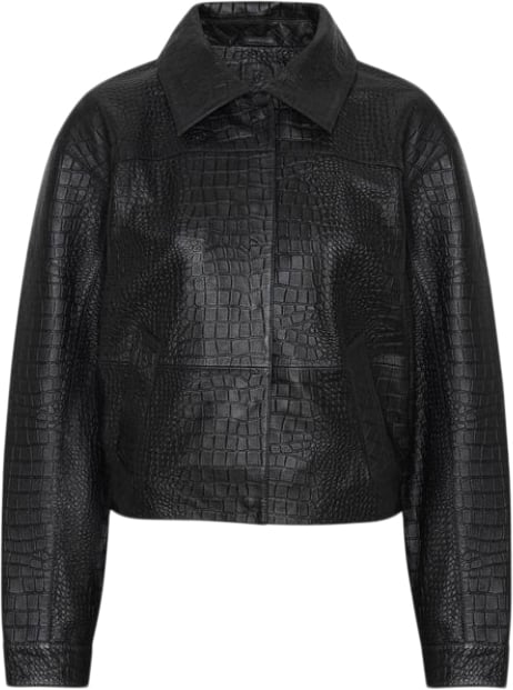 Dakota Disco % Leather Jacket Black fra Mdk hos Magasin 5711158451105