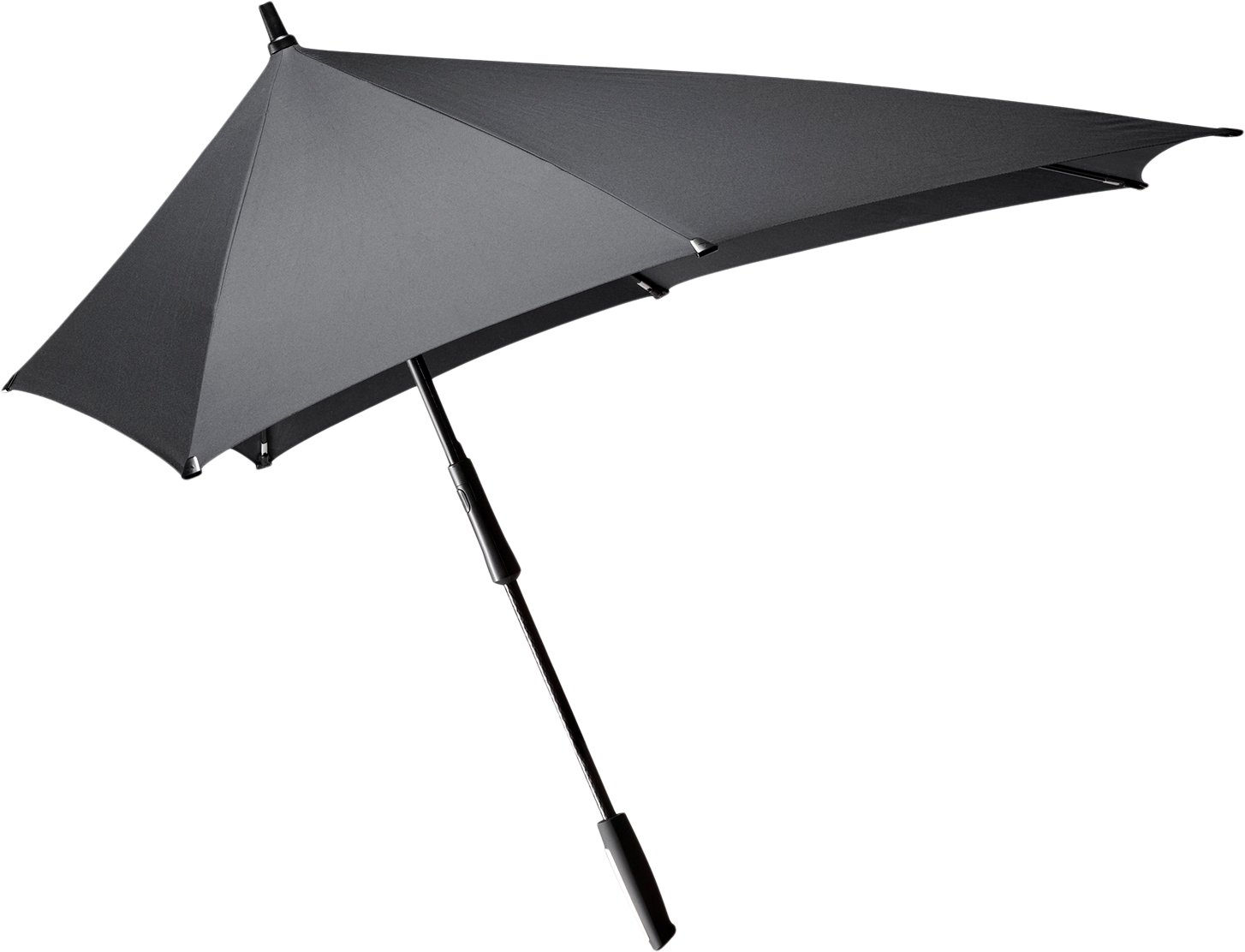 Stick Storm Umbrella Pure Black fra Senz hos Magasin 8712665024032