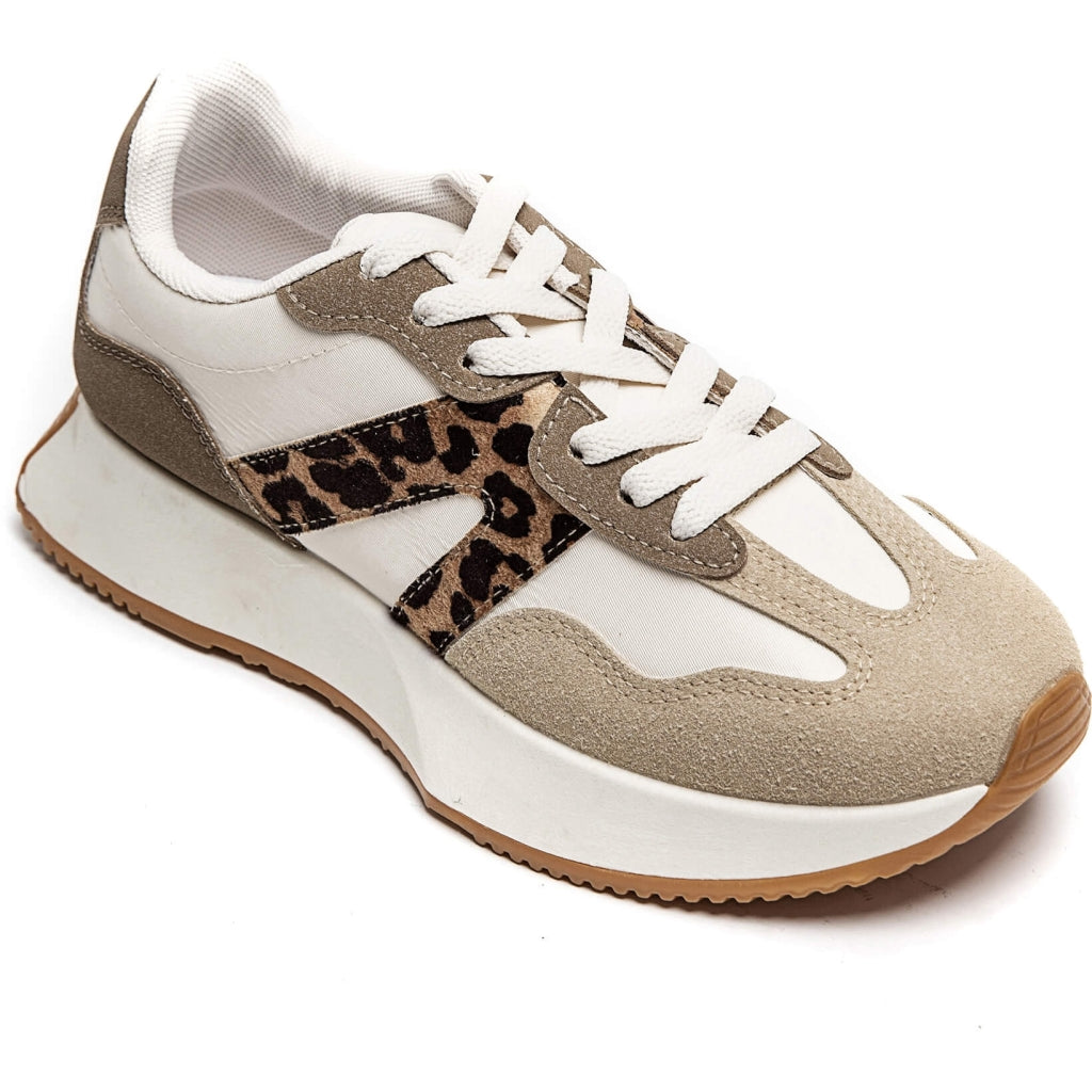 Annick Dame Sneakers  Leopard fra Shoes hos Klædeskabet.dk 5715406726229