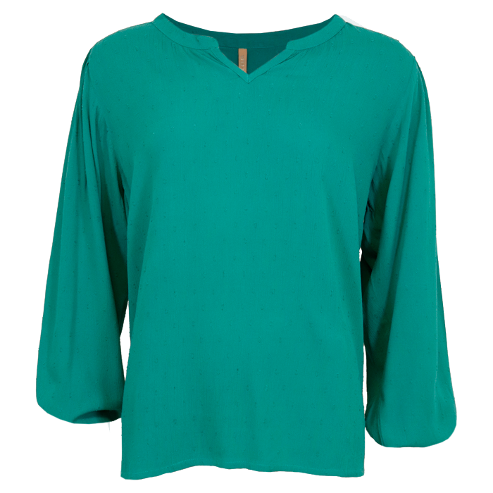 Birlette Dame Bluse Plus Size  Jade Green fra Cassiopeia hos dansk.dk