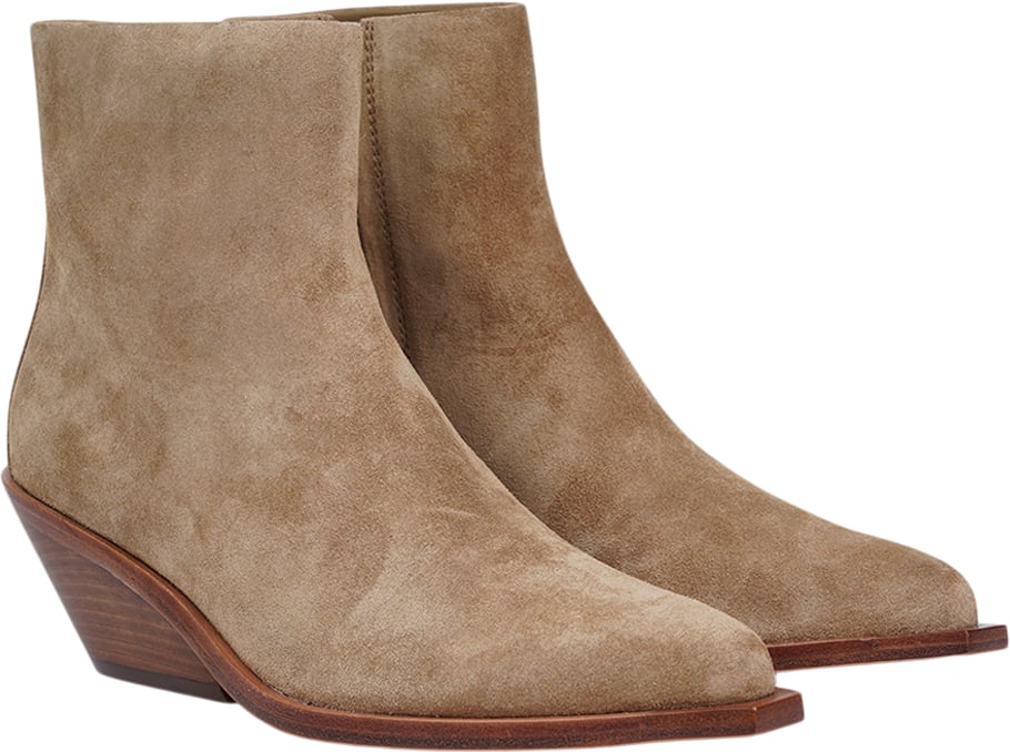 Dulzura Ankle Suede Boots With Zipper fra Lovelies hos Magasin 5714947628238