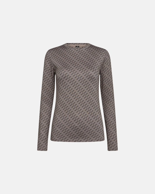 Bluse "logo" | Polyester | Beige fra Hype The Detail hos Intimo.dk 5701586115892