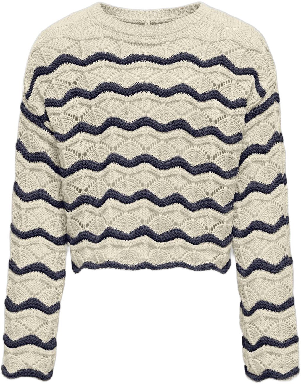 Kogdonna Oneck Stripe Structure fra Only hos Magasin 5715678098918