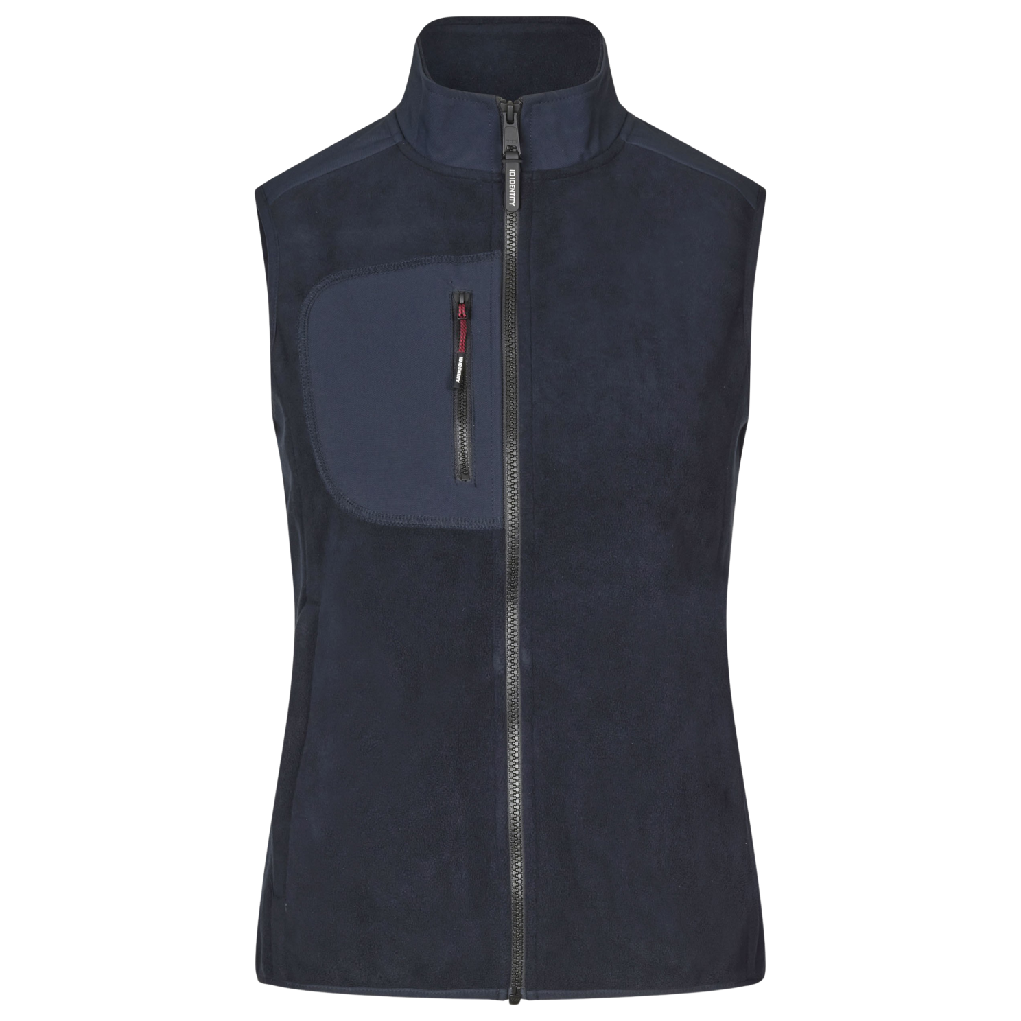 Bonded Dame Vest . Fleece  Navy fra Id hos dansk.dk 5708302051489