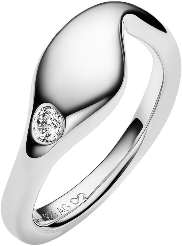 Dolphin Ring Silver fra Maria Black hos Magasin 5712071855100