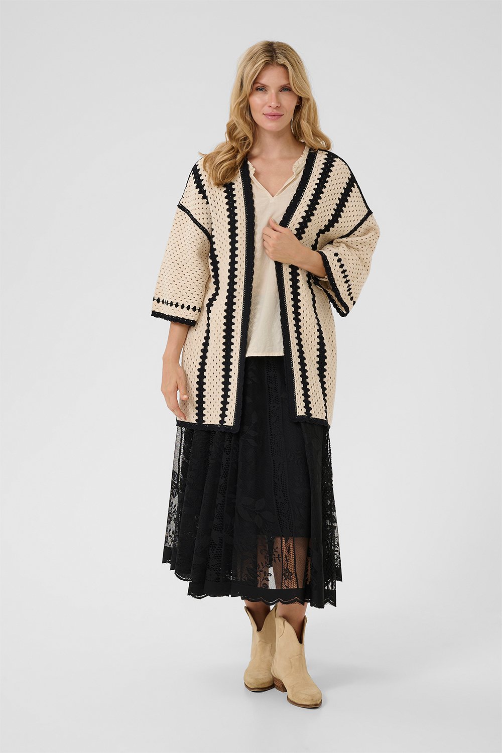 Crjabie Knit Cardigan fra Cream hos Magasin 5715576197041
