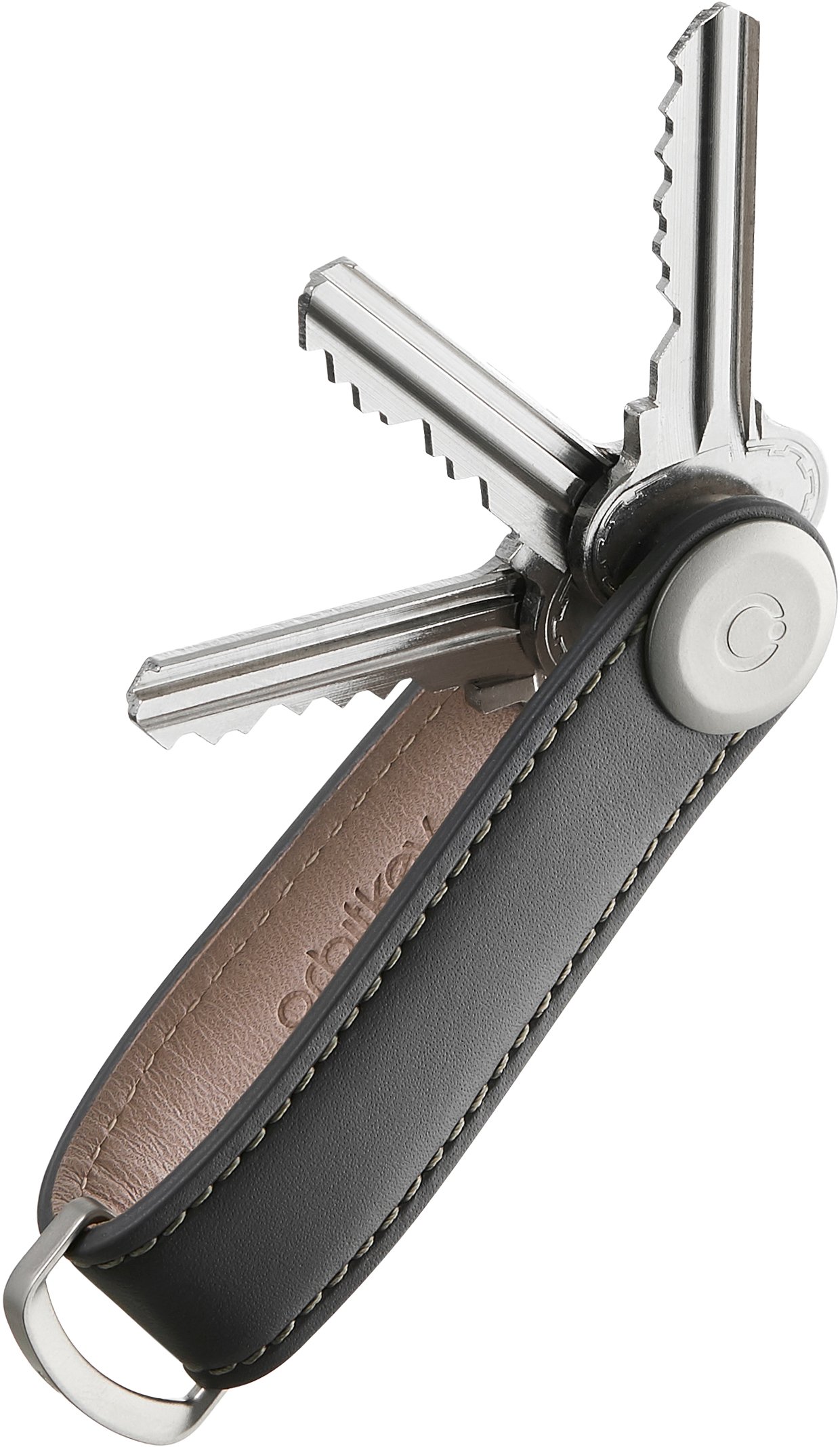 . Leather Charcoal Grey fra Orbitkey hos Magasin 9348824000136