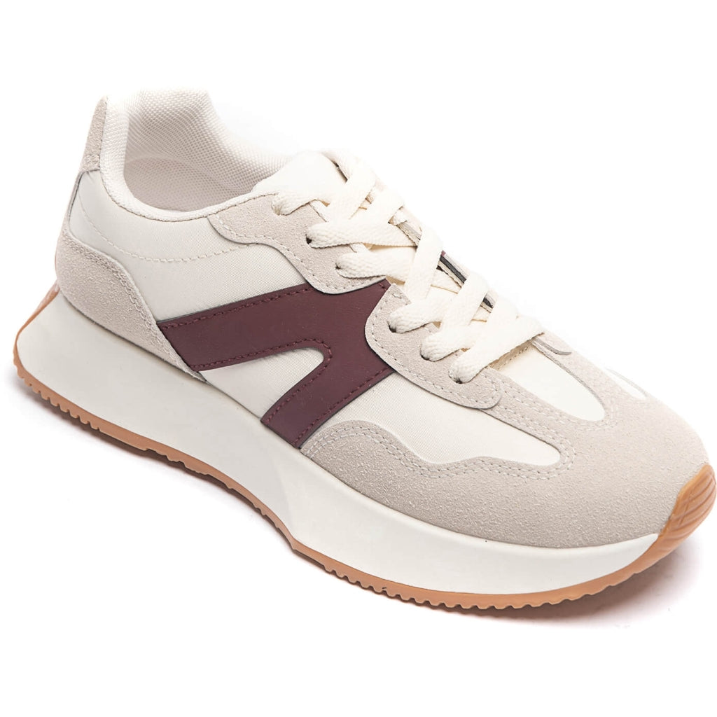 Annick Dame Sneakers  Wine fra Shoes hos Klædeskabet.dk 5715406739472