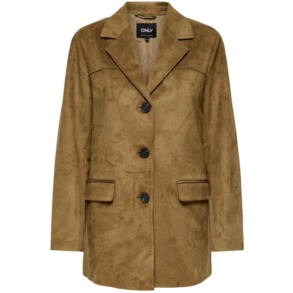 Dame Blazer Onltulip  Cognac fra Only hos Klædeskabet.dk 5715725196079