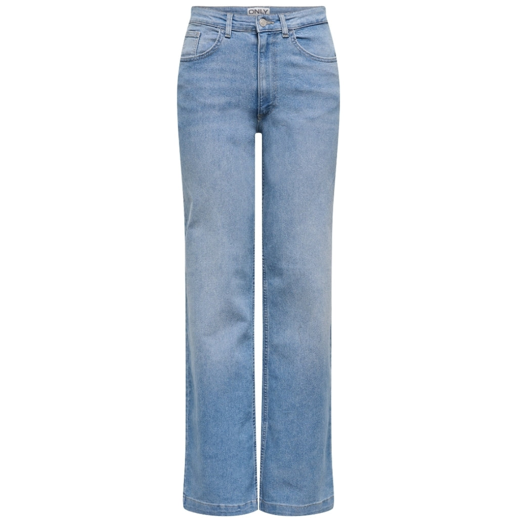 Dame Jeans Onlmishy  Light Blue Denim fra Only hos Klædeskabet.dk 5715719429916