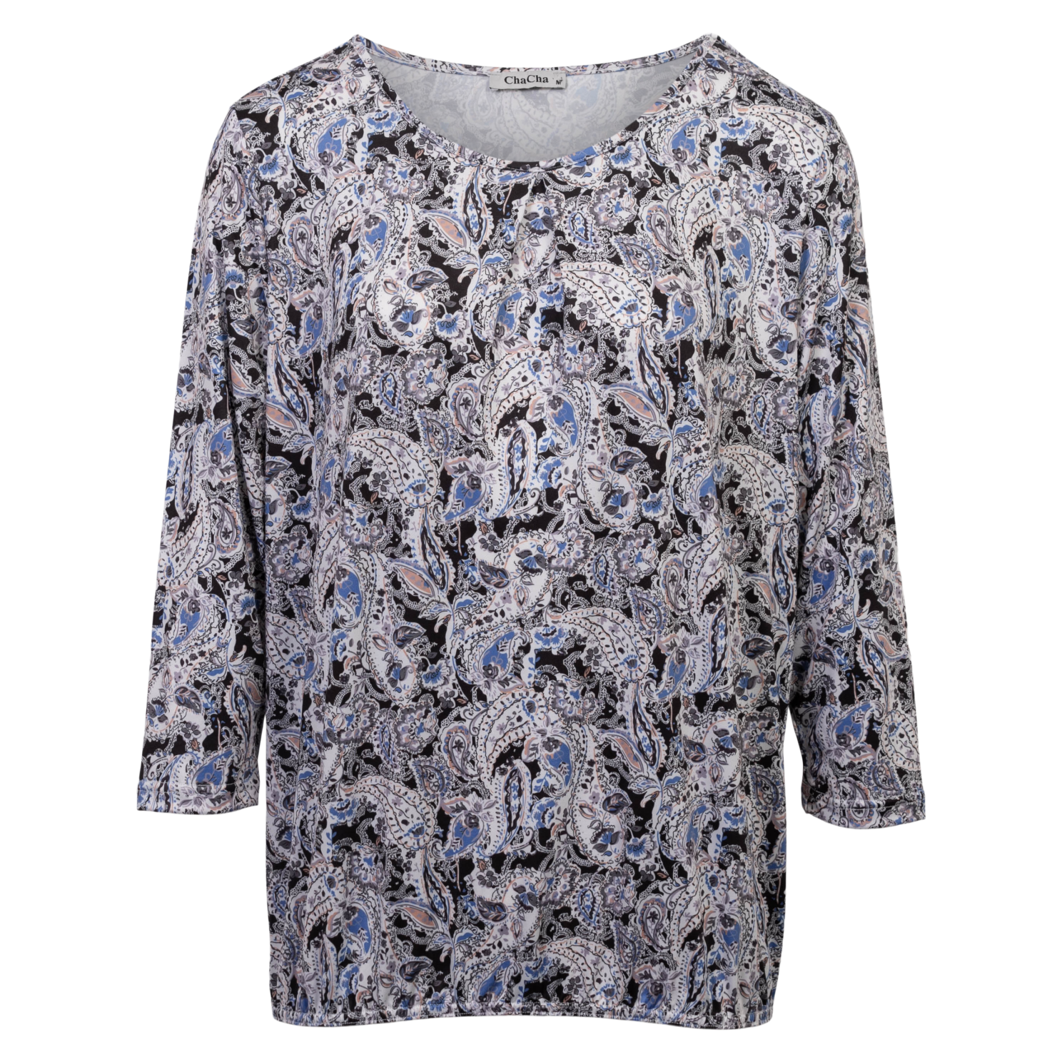 Dame Bluse  Print Paisley fra Chacha hos dansk.dk 5714470251286