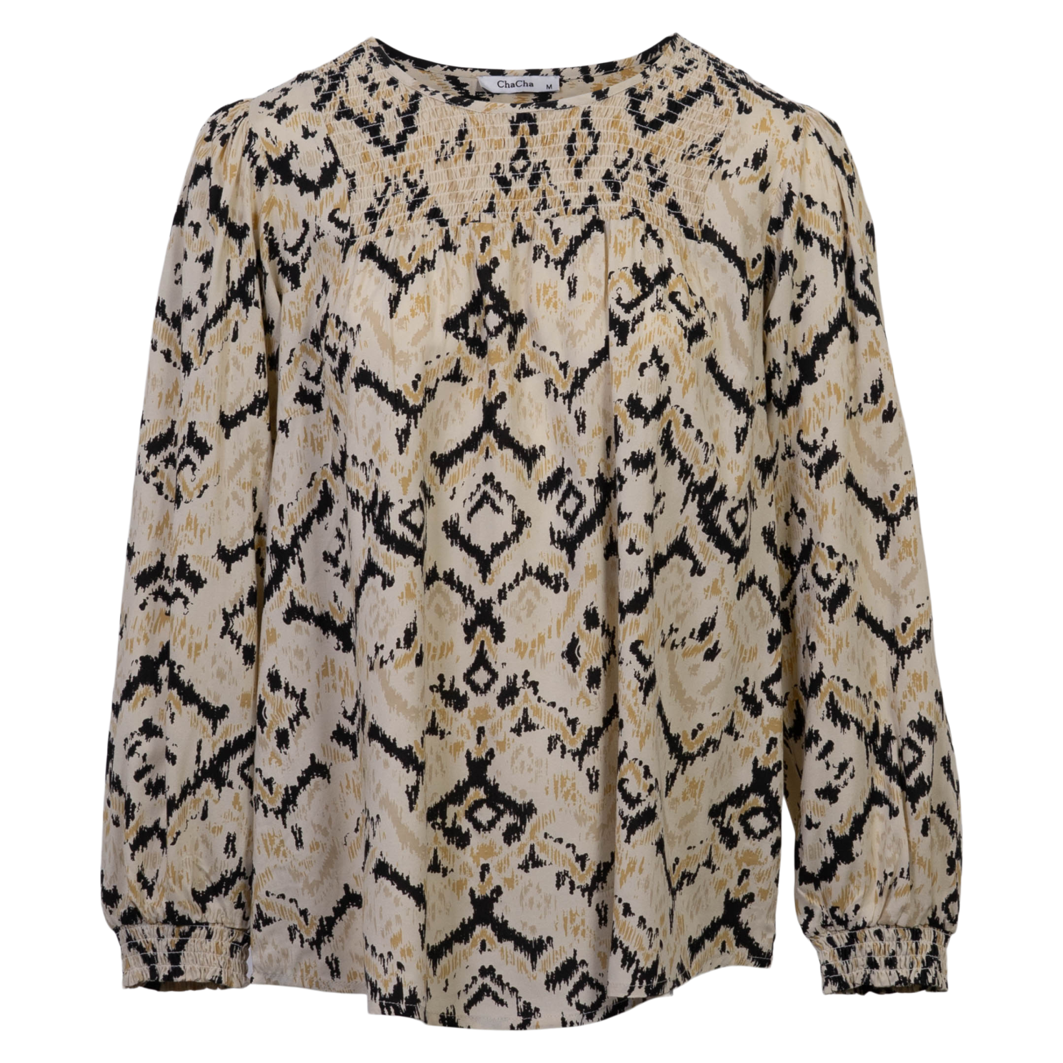 Dame Bluse  Cream fra Chacha hos dansk.dk 5714990153145