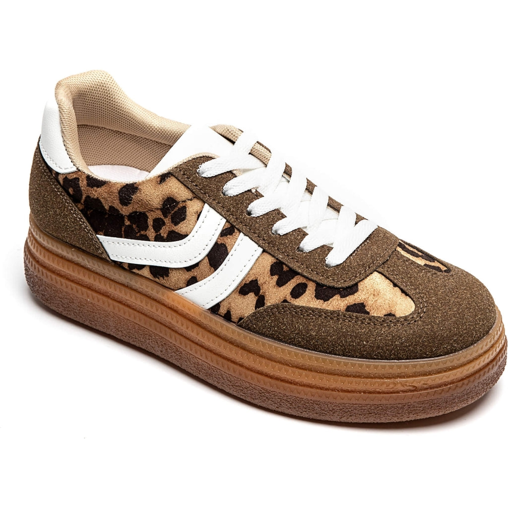 Agnes Dame Sneakers  Leopard fra Shoes hos Klædeskabet.dk 5715406769097