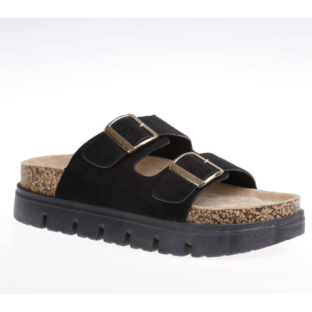 Angelina Dame Sandaler  Black fra Shoes hos Klædeskabet.dk 5715406769417