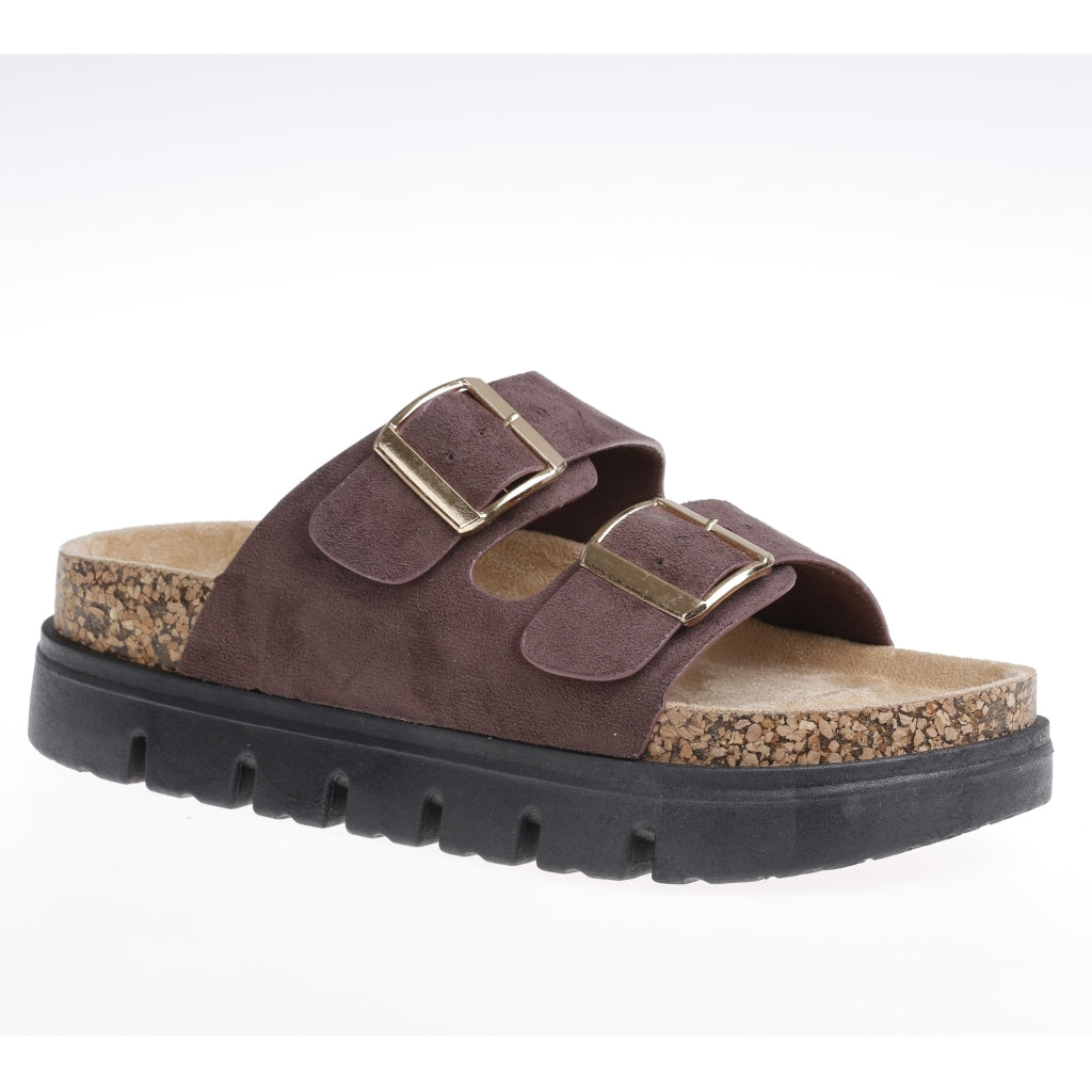 Angelina Dame Sandaler  Brown fra Shoes hos Klædeskabet.dk 5715406769356