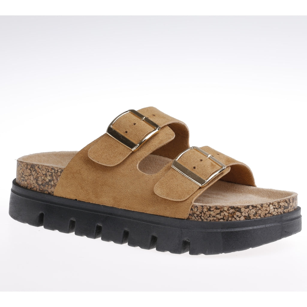 Angelina Dame Sandaler  Camel fra Shoes hos Klædeskabet.dk 5715406769288
