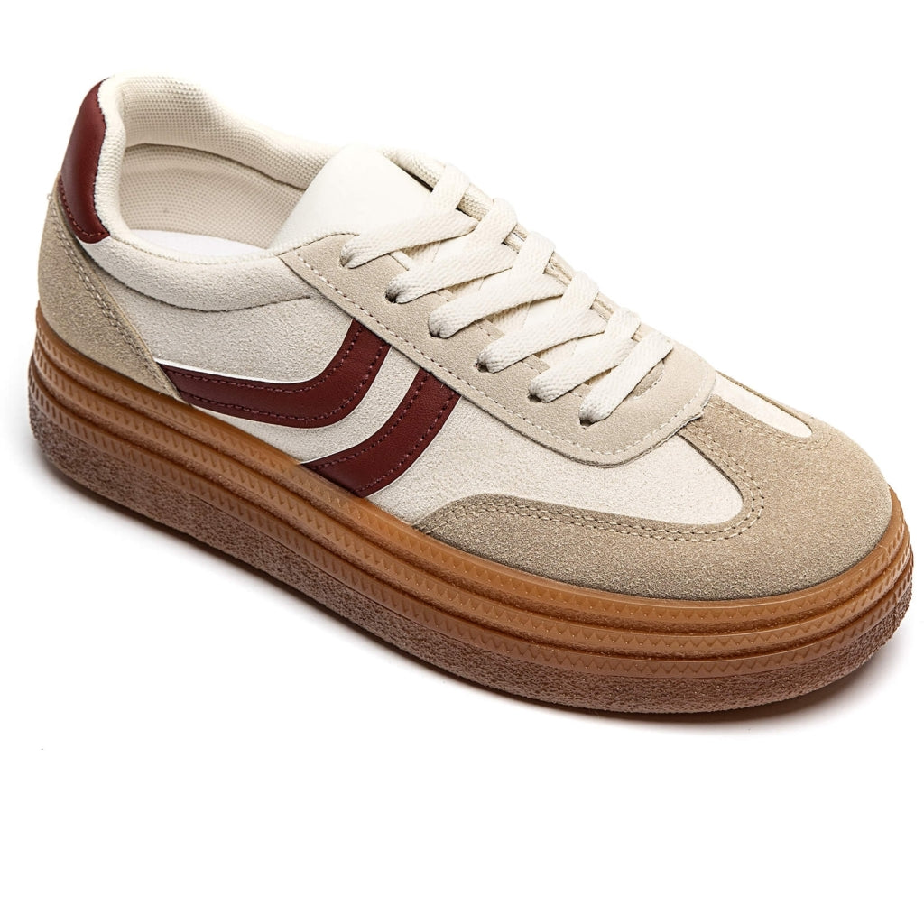 Agnes Dame Sneakers  Wine fra Shoes hos Klædeskabet.dk 5715406797649