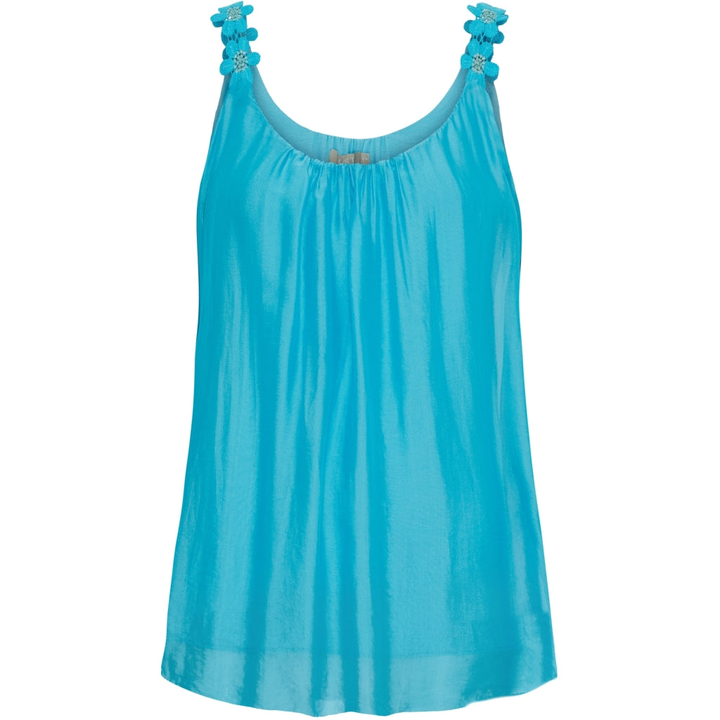 Dame Top  Turquoise fra Marta Du Chateau hos Klædeskabet.dk 5715406823249